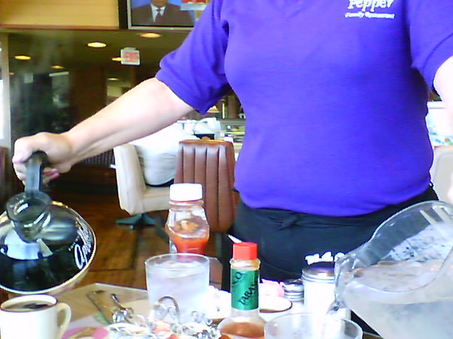 Two handed pouring! (Don't try this at home)